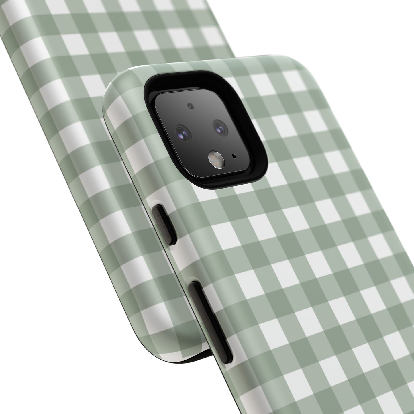Green Gingham Airi Case | Tough Phone Case
