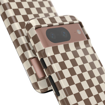 Chocolate Checkerboard Airi Case | Tough Phone Case