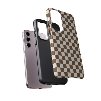 Chocolate Checkerboard Airi Case | Tough Phone Case