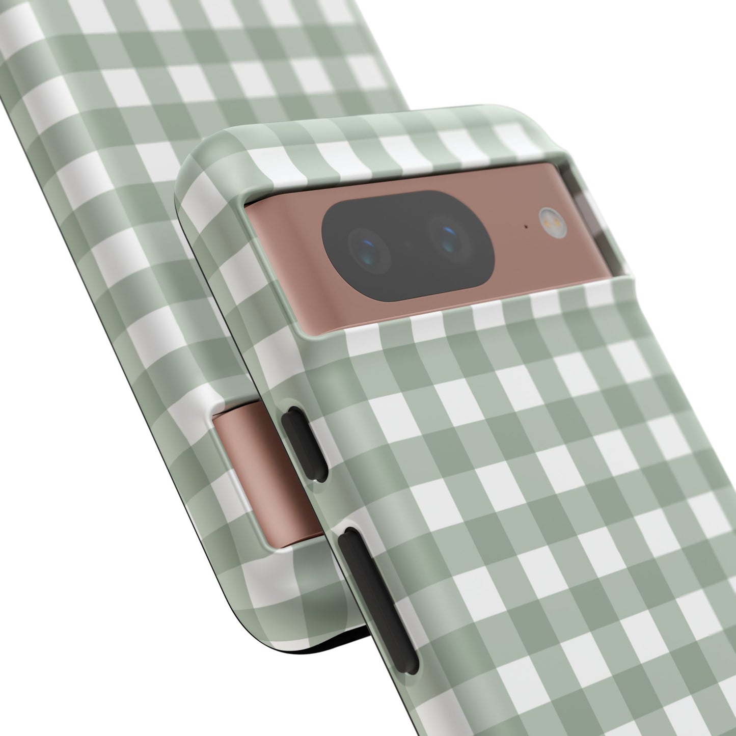 Green Gingham Airi Case | Tough Phone Case