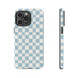 Blue Checkerboard Airi Case | Tough Phone Case