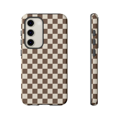 Chocolate Checkerboard Airi Case | Tough Phone Case