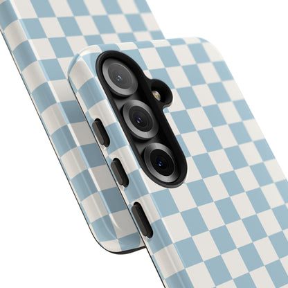 Blue Checkerboard Airi Case | Tough Phone Case