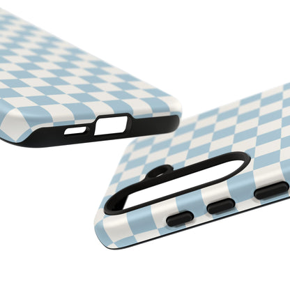 Blue Checkerboard Airi Case | Tough Phone Case