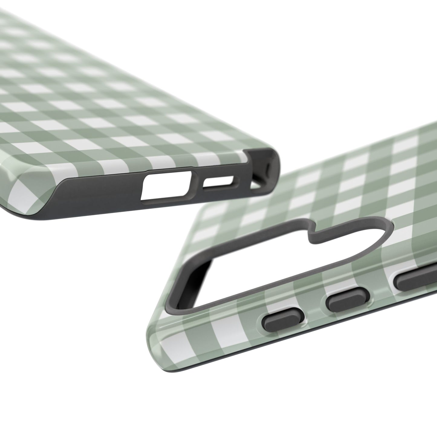Green Gingham Airi Case | Tough Phone Case