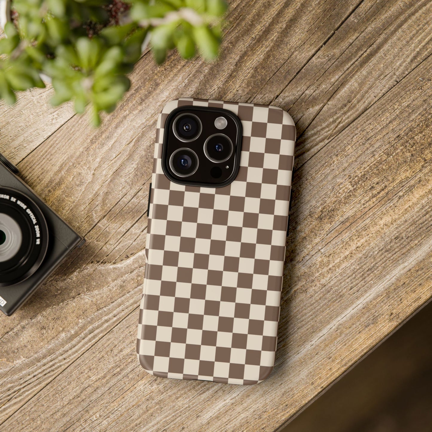 Chocolate Checkerboard Airi Case | Tough Phone Case