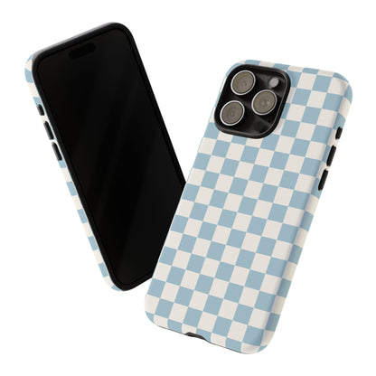Blue Checkerboard Airi Case | Tough Phone Case
