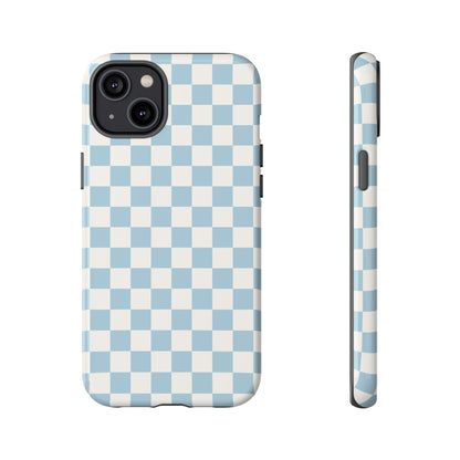 Blue Checkerboard Airi Case | Tough Phone Case
