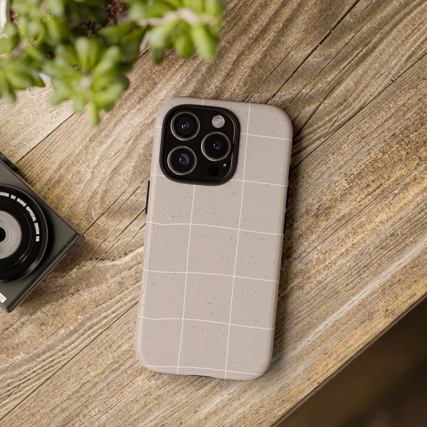 Sand Check Speckle Airi Case | Tough Phone Case