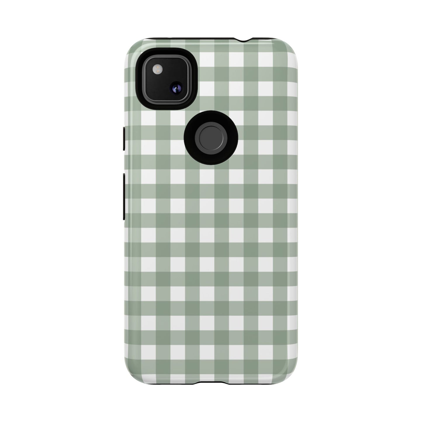 Green Gingham Airi Case | Tough Phone Case