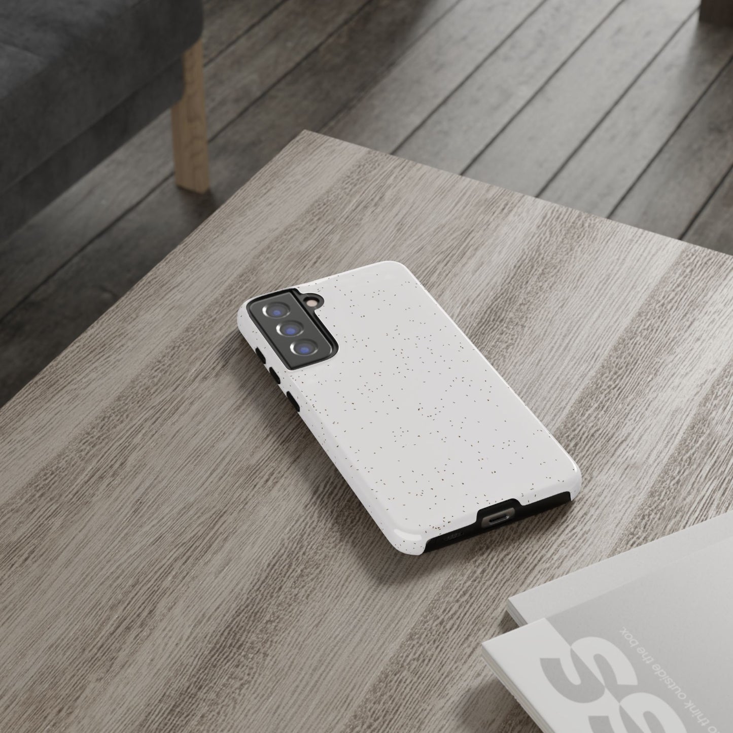 White Speckle Airi Case | Tough Phone Case