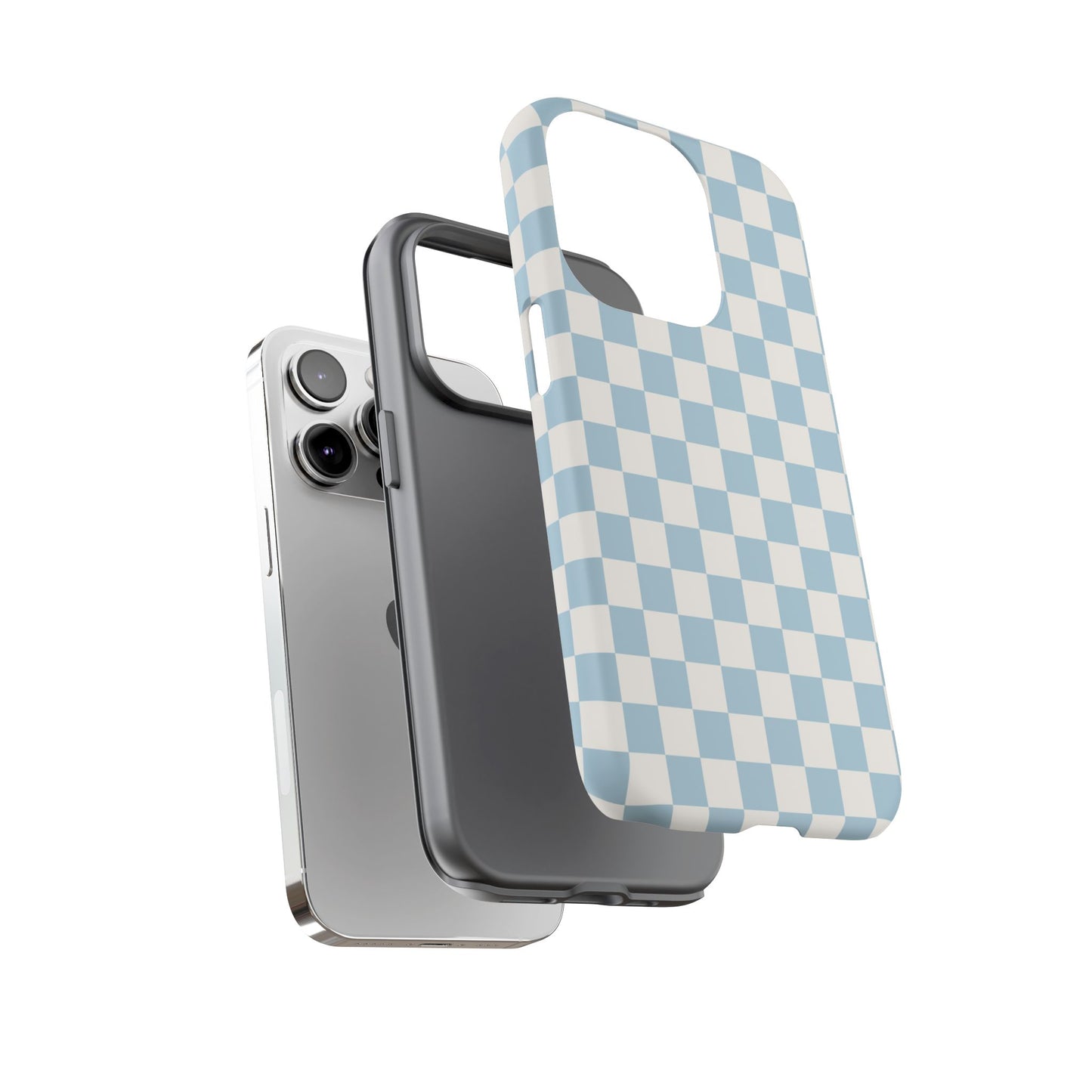 Blue Checkerboard Airi Case | Tough Phone Case