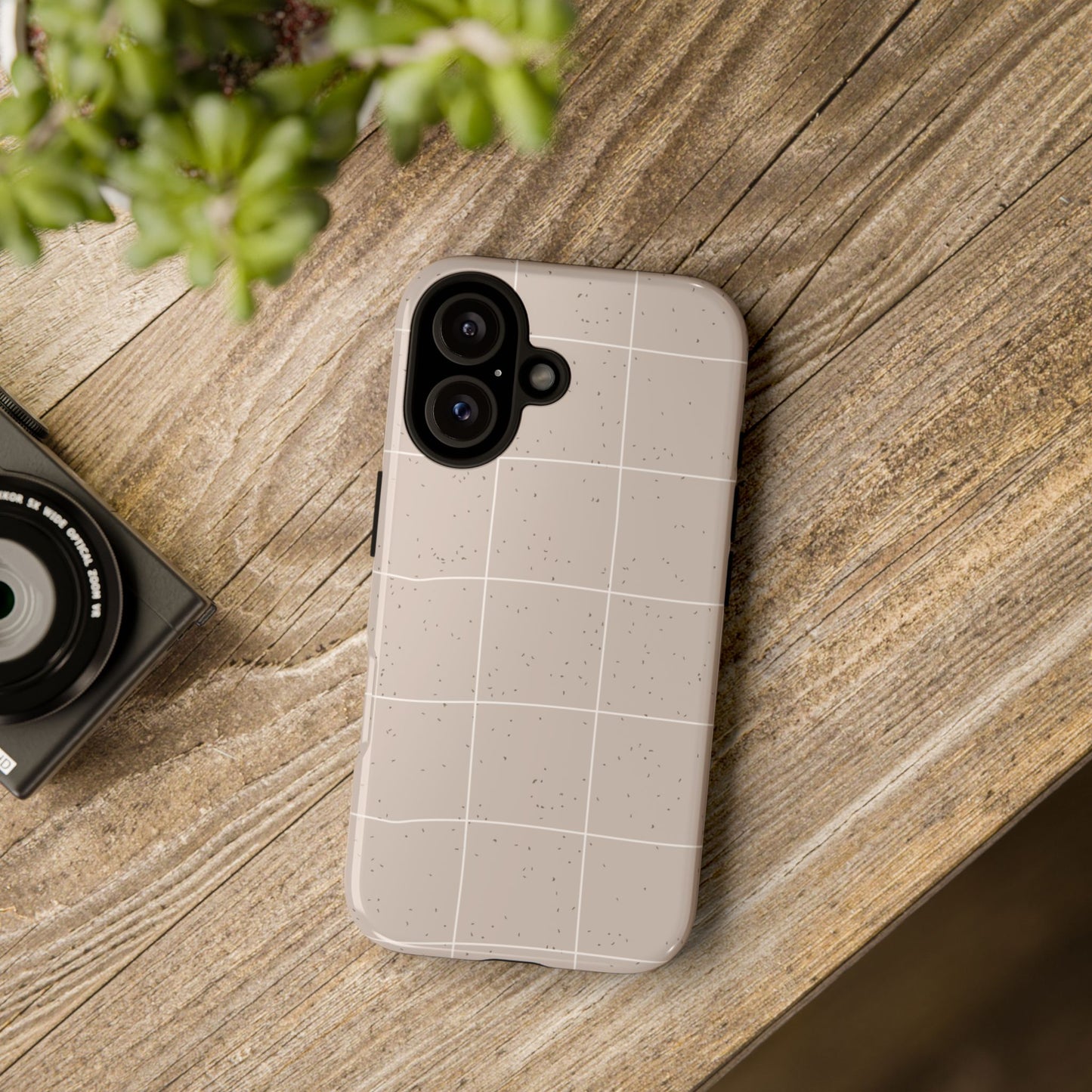 Sand Check Speckle Airi Case | Tough Phone Case
