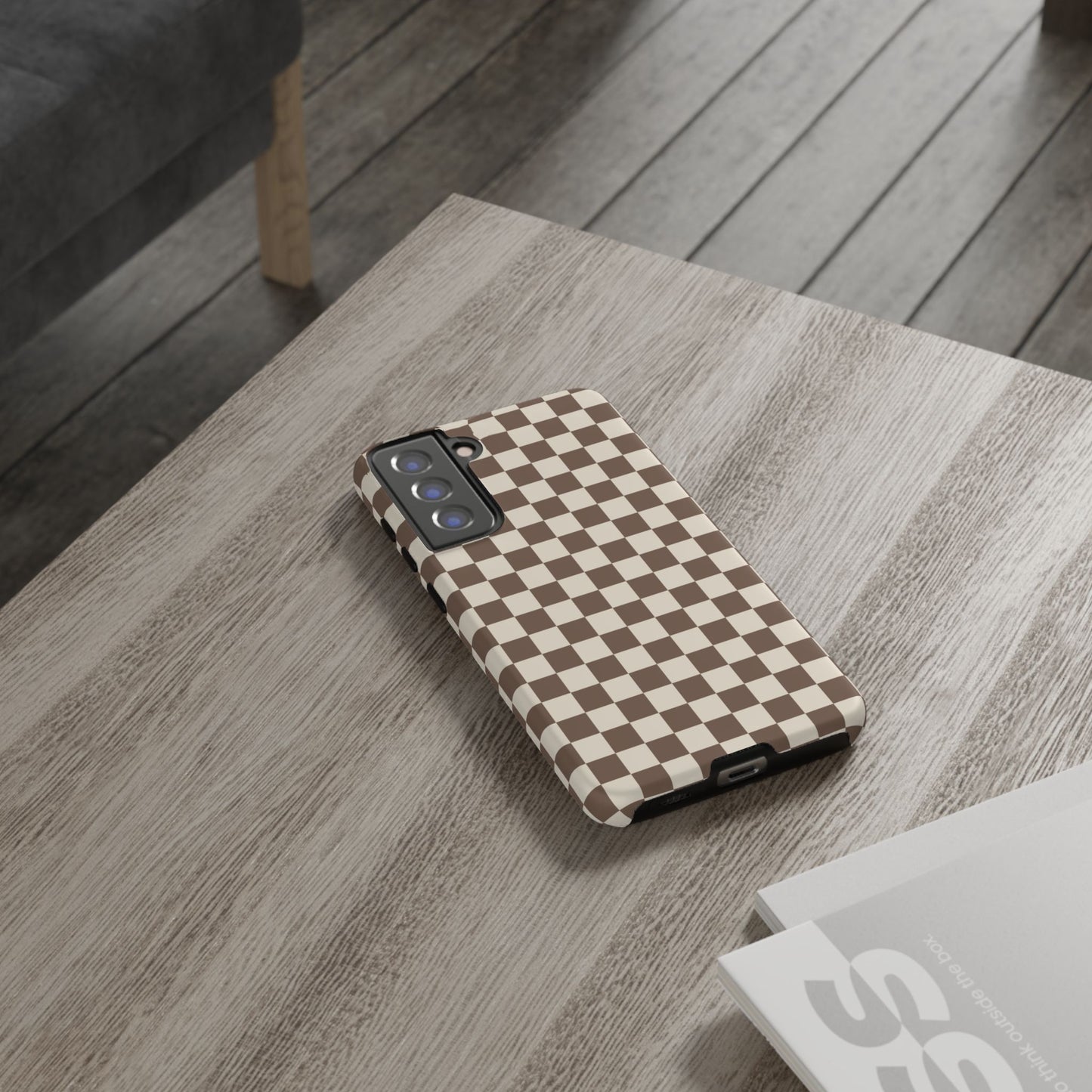 Chocolate Checkerboard Airi Case | Tough Phone Case