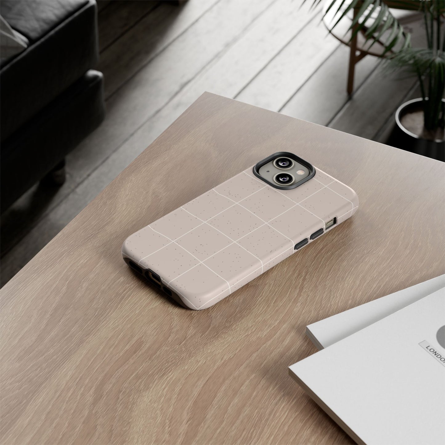 Sand Check Speckle Airi Case | Tough Phone Case