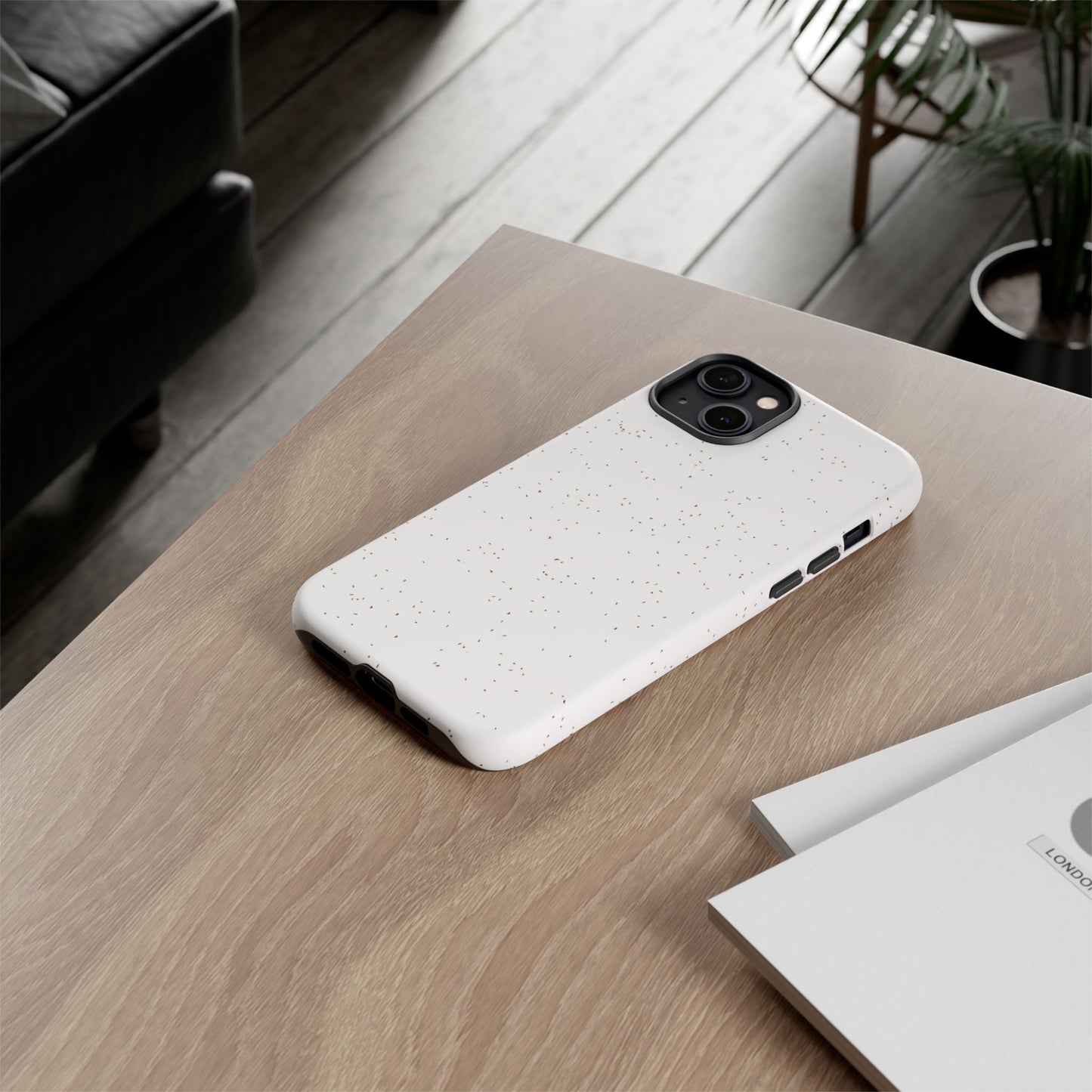 White Speckle Airi Case | Tough Phone Case