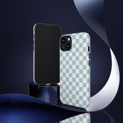 Blue Checkerboard Airi Case | Tough Phone Case