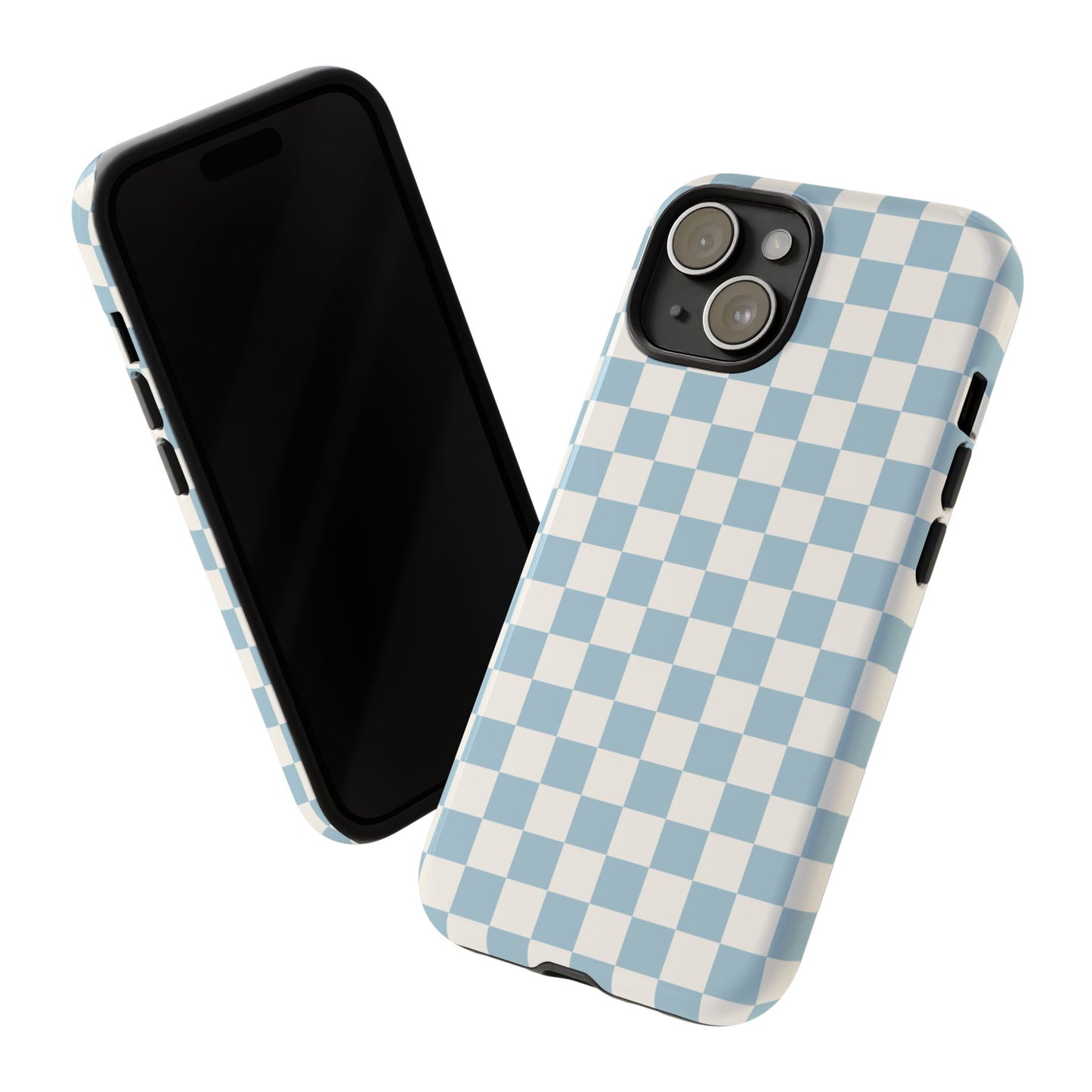 Blue Checkerboard Airi Case | Tough Phone Case
