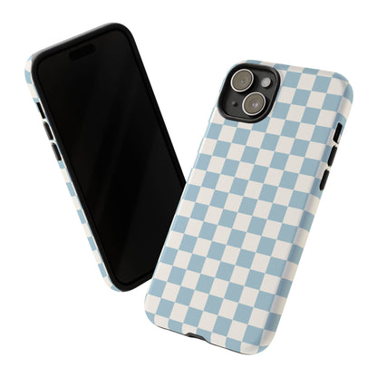 Blue Checkerboard Airi Case | Tough Phone Case
