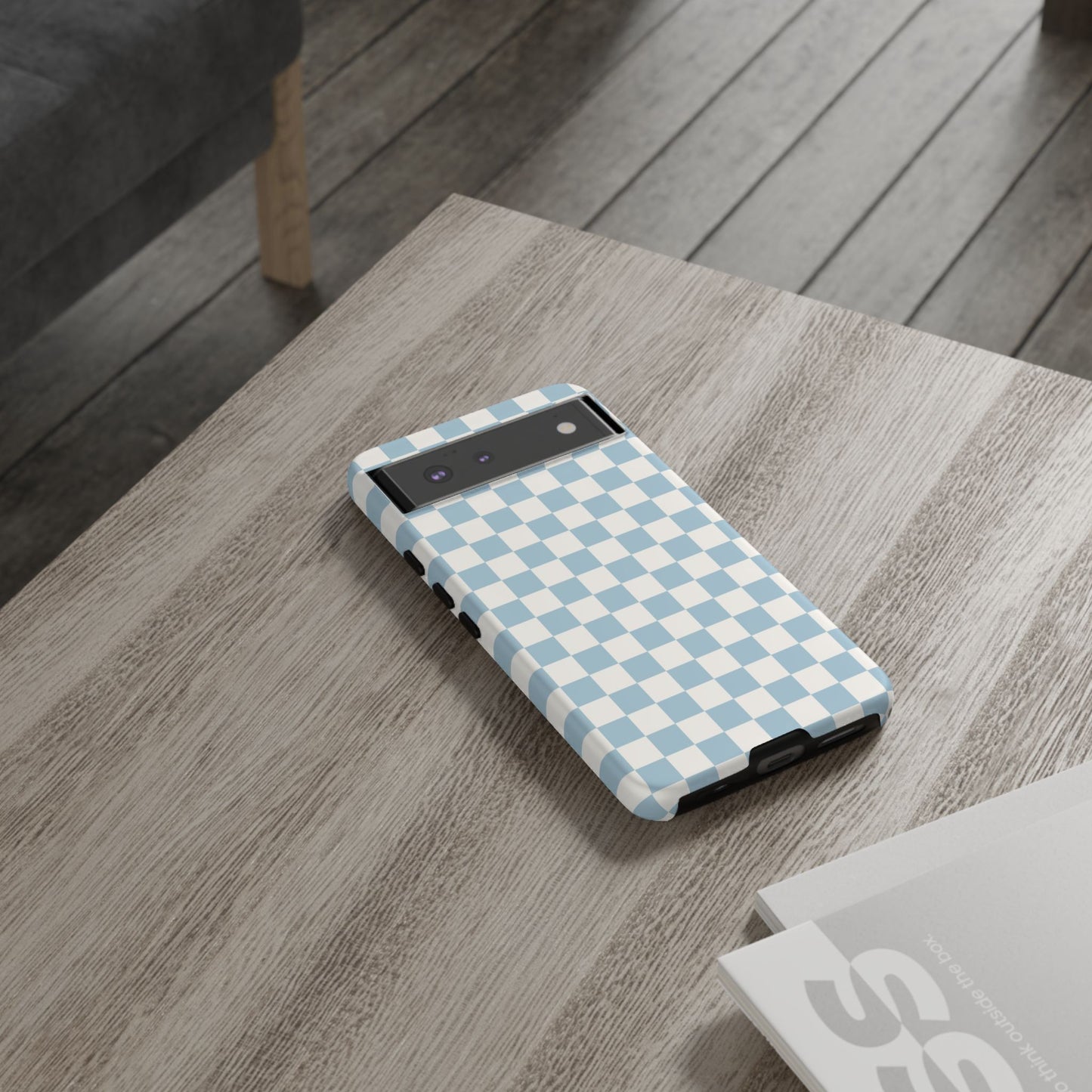 Blue Checkerboard Airi Case | Tough Phone Case