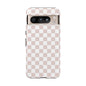 Nude Checkerboard Airi Case | Tough Phone Case