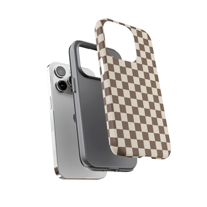 Chocolate Checkerboard Airi Case | Tough Phone Case