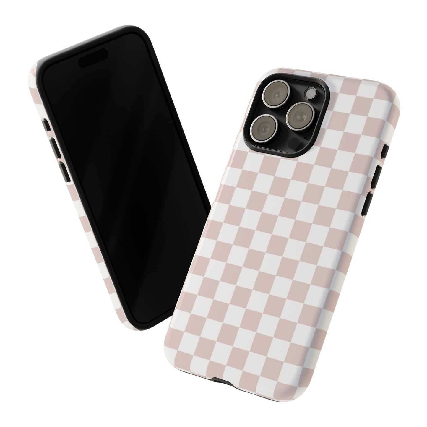 Nude Checkerboard Airi Case | Tough Phone Case