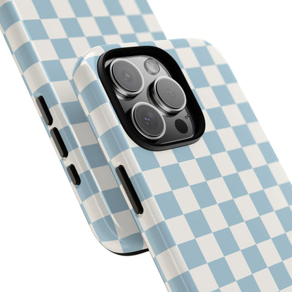 Blue Checkerboard Airi Case | Tough Phone Case