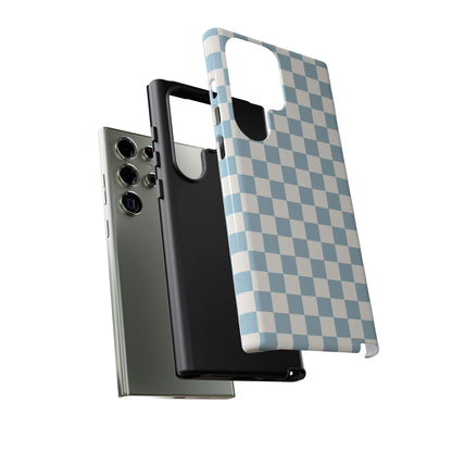 Blue Checkerboard Airi Case | Tough Phone Case