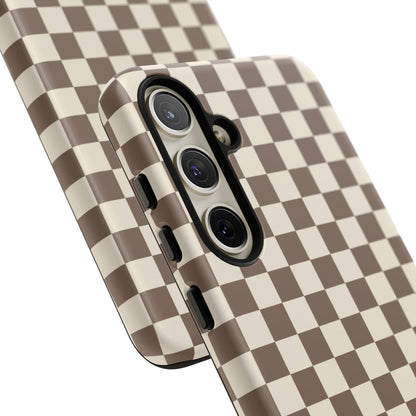 Chocolate Checkerboard Airi Case | Tough Phone Case