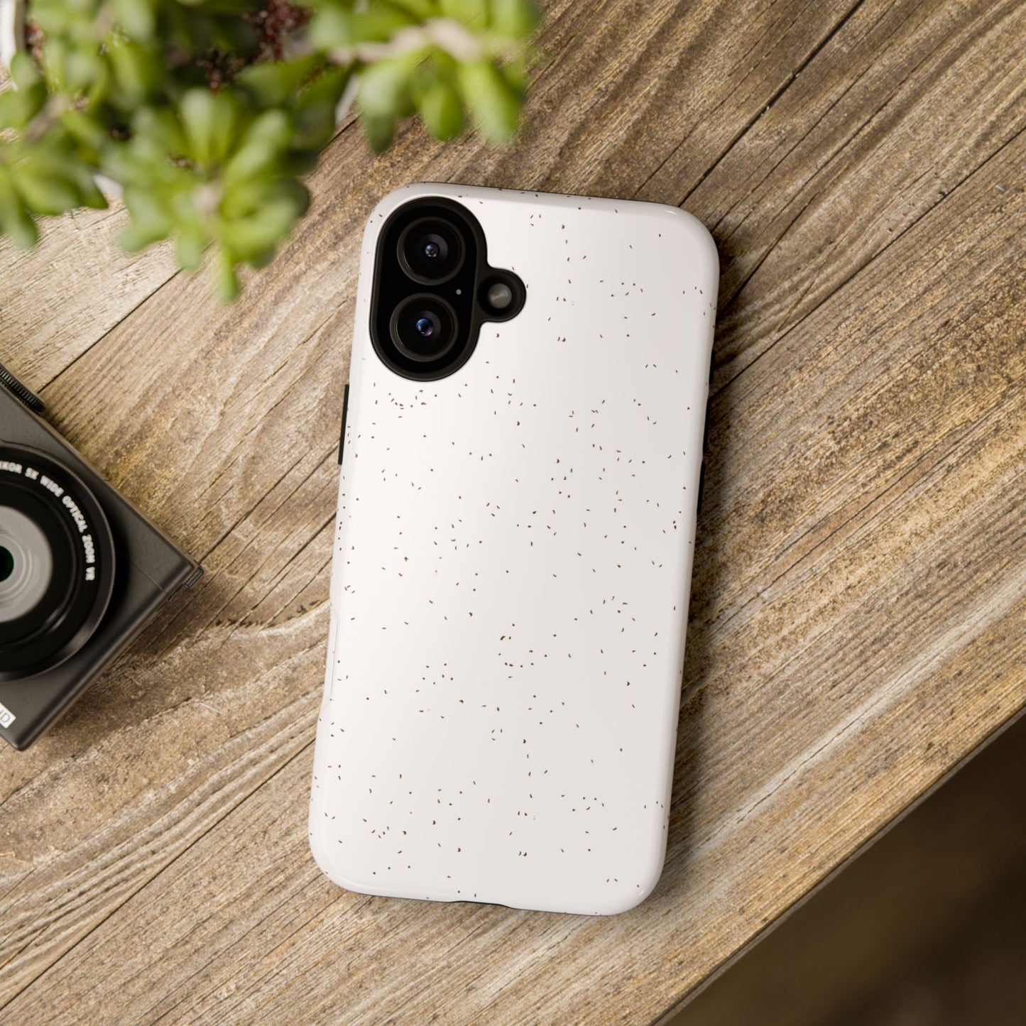White Speckle Airi Case | Tough Phone Case