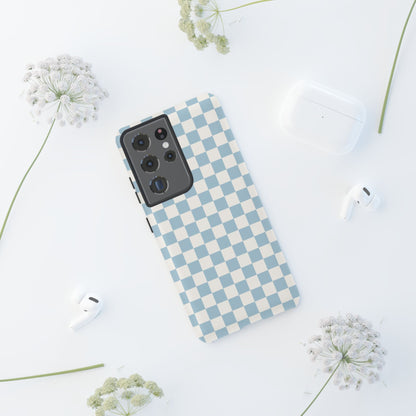 Blue Checkerboard Airi Case | Tough Phone Case