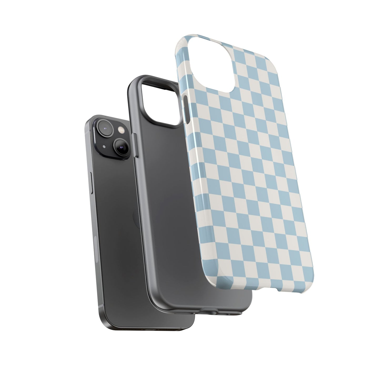 Blue Checkerboard Airi Case | Tough Phone Case