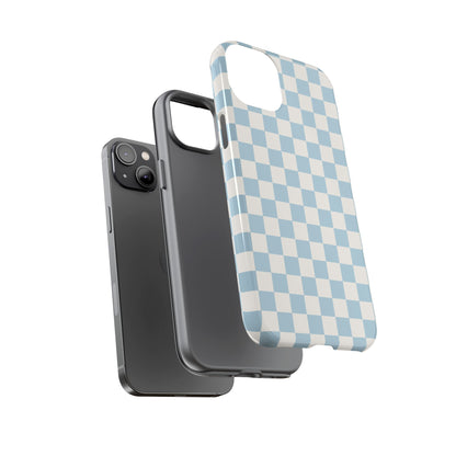 Blue Checkerboard Airi Case | Tough Phone Case
