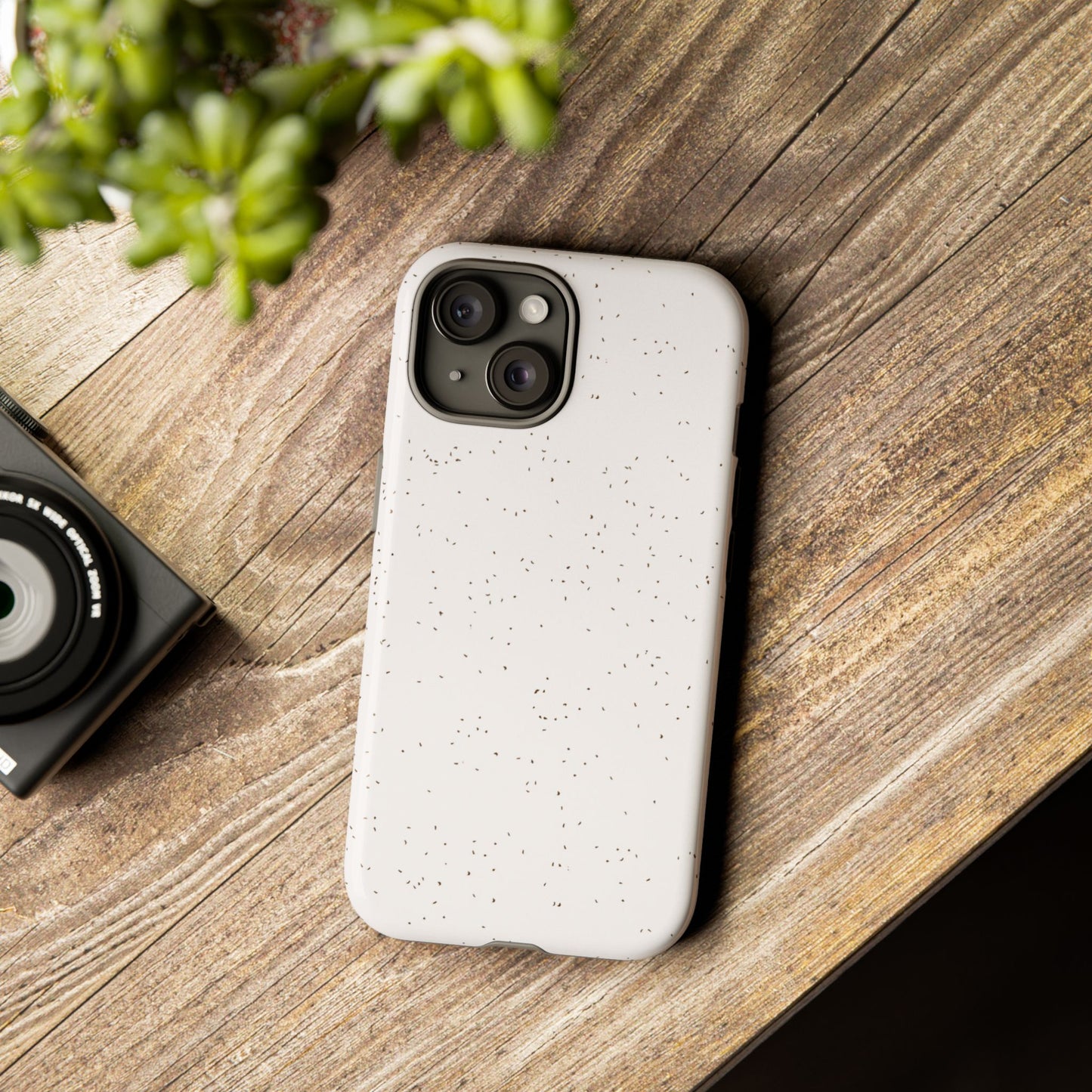 White Speckle Airi Case | Tough Phone Case