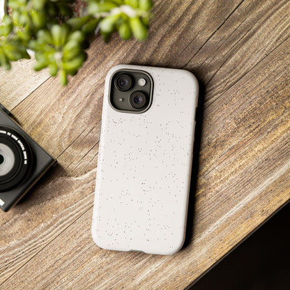White Speckle Airi Case | Tough Phone Case