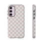 Nude Checkerboard Airi Case | Tough Phone Case