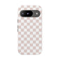 Nude Checkerboard Airi Case | Tough Phone Case