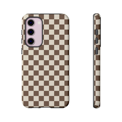 Chocolate Checkerboard Airi Case | Tough Phone Case