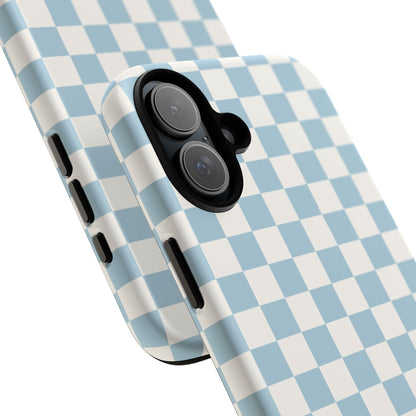 Blue Checkerboard Airi Case | Tough Phone Case