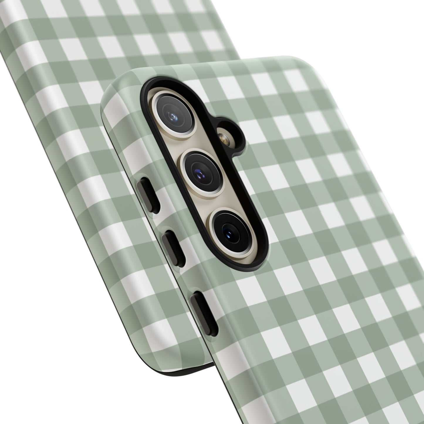 Green Gingham Airi Case | Tough Phone Case