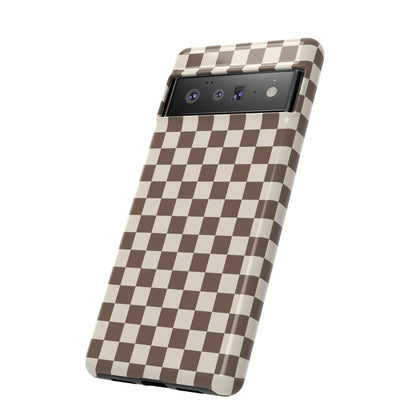 Chocolate Checkerboard Airi Case | Tough Phone Case