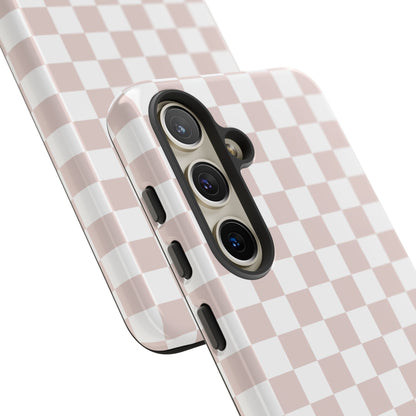 Nude Checkerboard Airi Case | Tough Phone Case