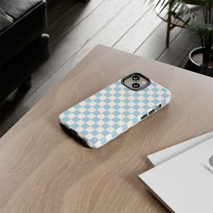 Blue Checkerboard Airi Case | Tough Phone Case