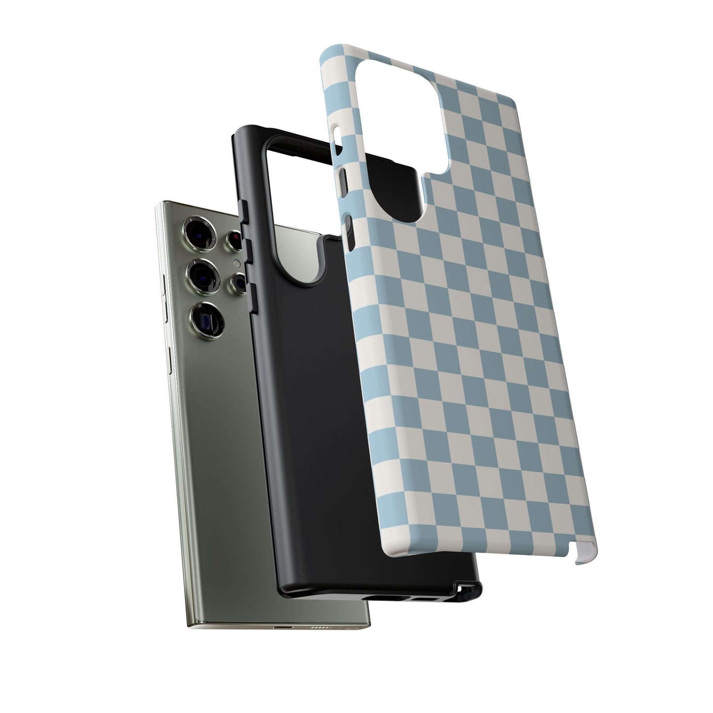 Blue Checkerboard Airi Case | Tough Phone Case