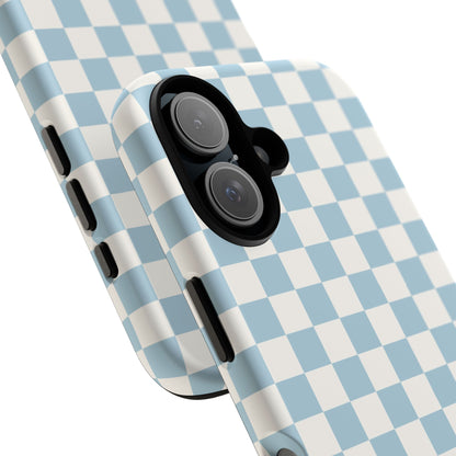 Blue Checkerboard Airi Case | Tough Phone Case