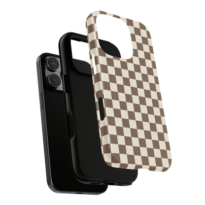 Chocolate Checkerboard Airi Case | Tough Phone Case