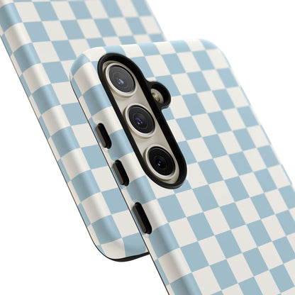 Blue Checkerboard Airi Case | Tough Phone Case