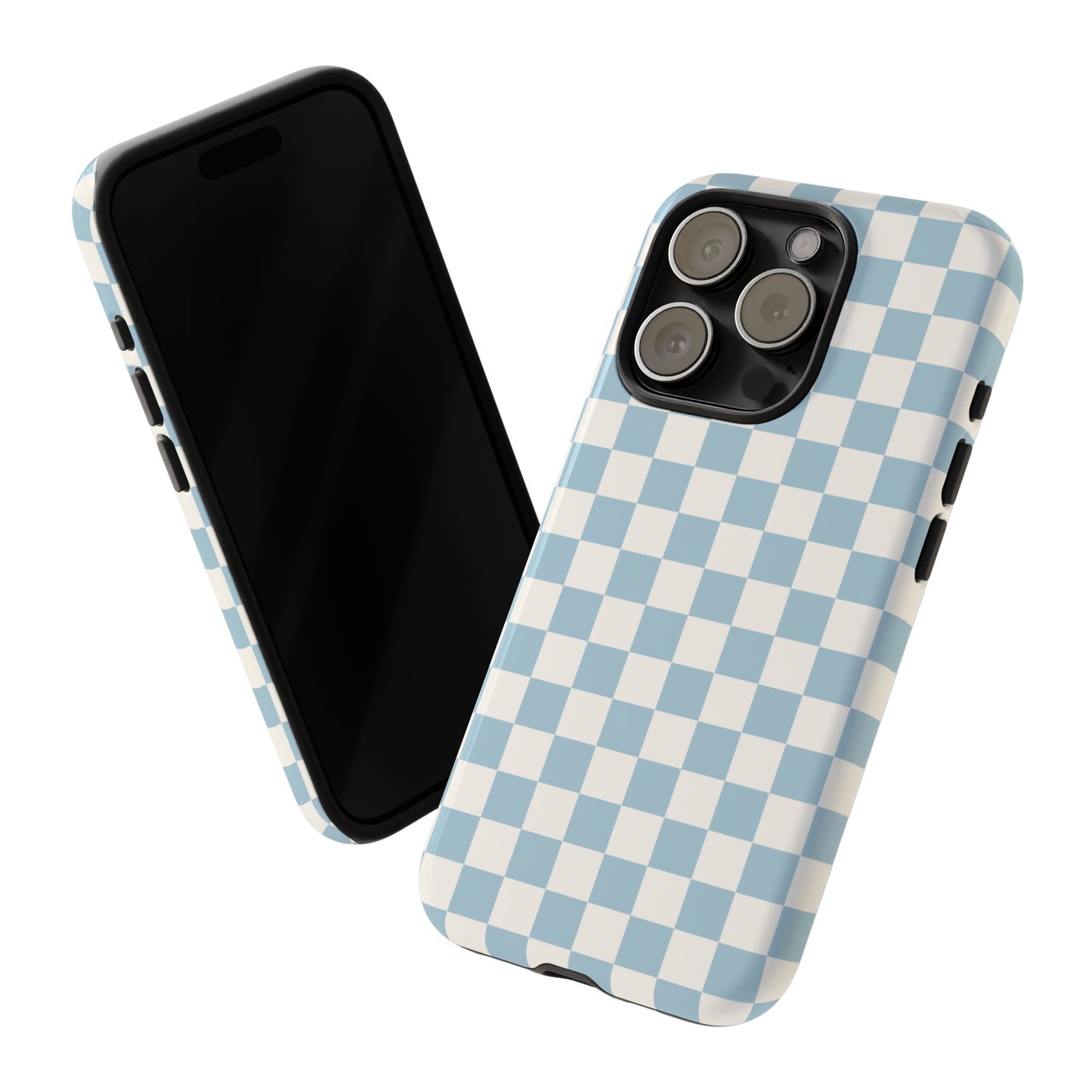 Blue Checkerboard Airi Case | Tough Phone Case