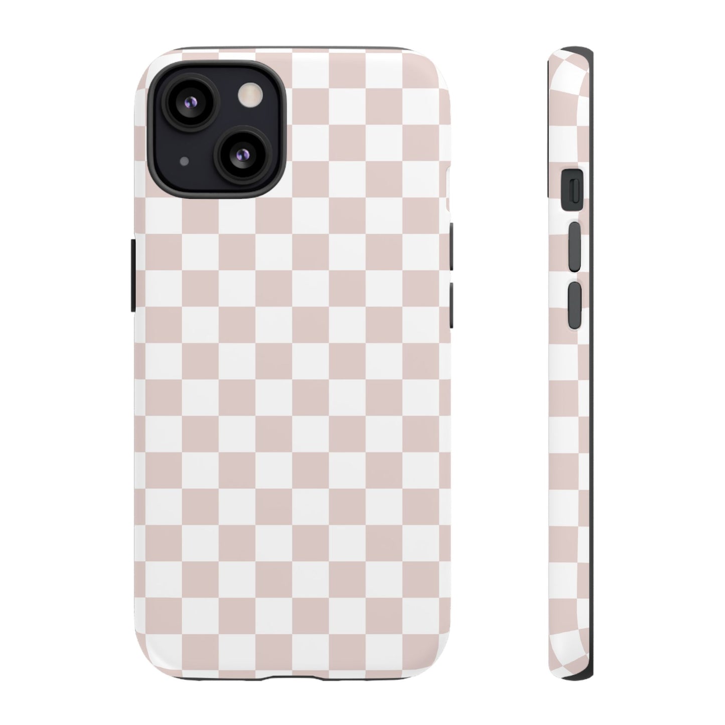 Nude Checkerboard Airi Case | Tough Phone Case